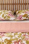 House This_Pink Cotton Printed Senjana Bedcover_Online_at_Aza_Fashions