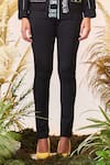 Shahin Mannan_Black Jersey Jeggings  _Online_at_Aza_Fashions