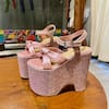 Tiesta_Pink Strap Embroidered Wedges _Online_at_Aza_Fashions