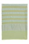 Shingora_Green Silk Pastel Stripe Embroidered Dupatta_at_Aza_Fashions