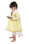 Buy_Byb Premium_Green Cotton Pom-poms Embellished Kurta Set _Online_at_Aza_Fashions