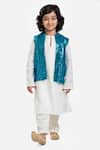Buy Byb Premium White Linen, Cotton Sequins Full Sleeved Kurta Set Online at Aza Fashions Buy_Byb Premium_White Linen, Cotton Sequins Full Sleeved Kurta Set _Online_at_Aza_Fashions