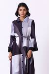 Buy_Scarlet Sage_Multi Color Polyester Betsy Abstract Pattern Shirt Dress_Online_at_Aza_Fashions