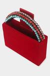 Buy_Aanchal Sayal_Red Stone Embroidered Jazz Structured Box Bag_Online_at_Aza_Fashions