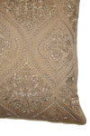 Buy_Khaabka_Brown Chanderi Silk Embroidery Cushion Cover - Set Of 2 _Online_at_Aza_Fashions