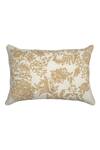 Khaabka_Off White Chanderi Silk Embroidery Floral Cushion Cover - Set 2_Online_at_Aza_Fashions