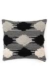 House This_Black 100% Cotton Chaukadi Square Cushion Cover_Online_at_Aza_Fashions