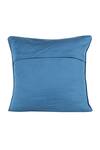 Buy_House This_Blue 100% Cotton Sateen Rangrag Plain Cushion Cover_Online_at_Aza_Fashions