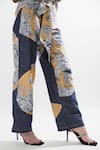 Shop_Cin Cin_Multi Color Silk Embroidery Collared Quora Jungle Safari Print Shirt And Pant Set _Online_at_Aza_Fashions