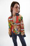 Buy_Cin Cin_Multi Color Reeba Silk Chinese Print Shirt_Online_at_Aza_Fashions