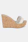 Buy_Aanchal Sayal_Ivory Embroidered Anni Stone Work Strap Wedges_Online_at_Aza_Fashions