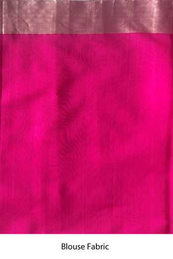 Mint N Oranges_Pink Zari Lotus Embroidered Saree _Online_at_Aza_Fashions