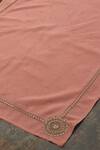 Shop_Weaver Story_Pink Embroidery Thread Chanderi Silk Border Dupatta _Online_at_Aza_Fashions