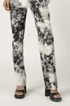 Buy_Shahin Mannan_Grey Thin Denim Cloud Wash Pant  _Online_at_Aza_Fashions