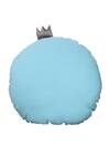 My Gift Booth_Green Cotton Round Moon Shape Cushion_Online_at_Aza_Fashions