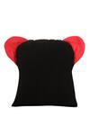 Buy_My Gift Booth_Black Fleece Frill Baby Elephant Cushion_Online_at_Aza_Fashions