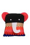 Buy_My Gift Booth_Black Fleece Frill Baby Elephant Cushion - Set Of 2_Online_at_Aza_Fashions