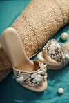 The Episode Gold Sequin Chandelier Embellished Wedges Online at Aza Fashions The Episode_Gold Sequin Chandelier Embellished Wedges _Online_at_Aza_Fashions