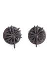 Shop_Cosa Nostraa_Black Flower Collar Tips_Online_at_Aza_Fashions