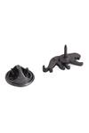 Buy_Cosa Nostraa_Black Calm Cheetah Carved Collar Tips_Online_at_Aza_Fashions