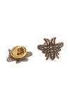 Cosa Nostraa_Gold Flying Wonder Collar Tips_at_Aza_Fashions