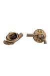 Cosa Nostraa_Gold Power Gun Collar Tips_at_Aza_Fashions
