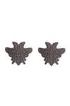 Cosa Nostraa_Black Flying Wonder Carved Collar Tips_Online_at_Aza_Fashions
