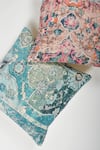 ORNA_Multi Color Cotton Digital Print Vintage Floral Cushion Cover - Set Of 2 _at_Aza_Fashions