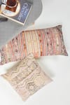 ORNA_Multi Color Cotton Digital Print Stripe Cushion Cover_Online_at_Aza_Fashions
