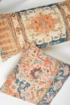Shop_ORNA_Multi Color Cotton Digital Print Botanical Cushion Cover - Set Of 2_Online_at_Aza_Fashions
