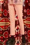 Buy_Betrue_Pink Handloom Cotton, Silk Solid Narrow Pant _Online_at_Aza_Fashions