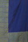Banana Labs_Blue Cotton V-neck Piano Twister Printed Kaftan And Pant Set _Online_at_Aza_Fashions