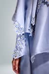 Buy_Betrue_Blue Embroidered Cape With Spaghetti Inner _Online_at_Aza_Fashions