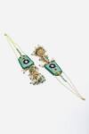 Buy_Dugran By Dugristyle_Meenakari Work Jhumkis Earrings_Online_at_Aza_Fashions