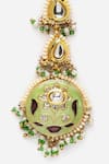 Buy_Dugran By Dugristyle_Multi Color Kundan Embellished Maangtikka _Online_at_Aza_Fashions