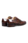 Buy_Dmodot_Brown Leather Ferraro Bruno Oxford Shoes_Online_at_Aza_Fashions