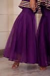 Shop_POMCHA JAIPUR_Purple Organza Embellished Gota Patti Masakali Peplum Top And Sharara Set _Online_at_Aza_Fashions