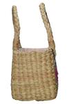 Buy_Ginn And Tonik_Beige Beads And Sequin Paix Basket Woven Beach Bag _Online_at_Aza_Fashions