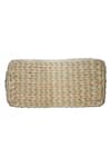 Shop_Ginn And Tonik_Beige Beads And Sequin Paix Basket Woven Beach Bag _Online_at_Aza_Fashions