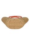 Shop_Ginn And Tonik_Beige Beads And Sequin Amour Basket Woven Beach Bag _Online_at_Aza_Fashions