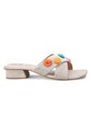 Shop_Kaltheos_White Embellished Luna Strappy Block Heel Sandals _Online_at_Aza_Fashions