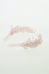 Choko_Pink Floral Illusion Headband _Online_at_Aza_Fashions