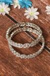 Buy_Nazaakat By Samara Singh_Silver Plated American Diamond Stone Studded Bangles - Set Of 2_Online_at_Aza_Fashions
