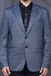 Shop_Adara Khan_Grey Suit Cotton Pant Set_Online_at_Aza_Fashions