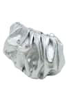 Trov_Silver Embellished Lex Stone Bag _Online_at_Aza_Fashions