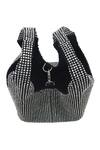 Trov_Silver Embellished Glitz Rectangle Shaped Bucket Bag _Online_at_Aza_Fashions