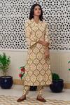 Buy Rivaaj Clothing Cream Mughal Block Print Kurta And Pant Set Online at Aza Fashions Buy_Rivaaj Clothing_Cream Mughal Block Print Kurta And Pant Set _Online_at_Aza_Fashions