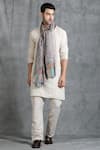 DUSALA_Multi Color Woven Cashmere Wool Katrina Shawl _Online_at_Aza_Fashions