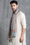 Buy_DUSALA_Multi Color Woven Cashmere Wool Katrina Shawl _Online_at_Aza_Fashions