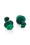 Buy_Isharya_Green Quartz Sultana Libra Earrings_Online_at_Aza_Fashions